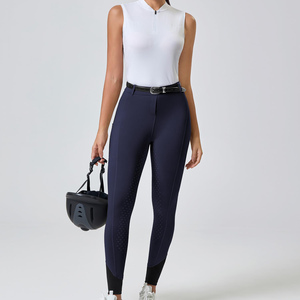 Leggings de equitación de poliéster personalizados para mujer, pantalones de montar a caballo, ropa ecuestre, superventas - Product Image 1