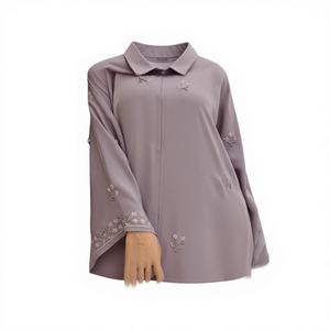 Beautiful Dubai Kaftan Abaya Handmade Turkish Floor Length Long Sleeve Soft Breathable Fabric Loose Fit Casual Party Wear - Product Image 3