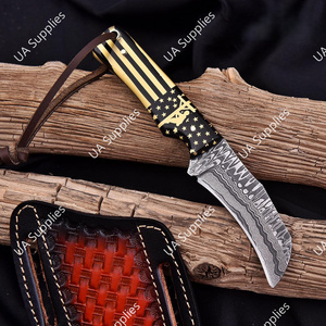 Cuchillo de Acero de Damasco con Hoja Fija Tipo Razor Sharp, para Camping, Caza, Viajes y Senderismo, Personalizable OEM/ODM - Product Image 5