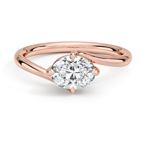 Exquisito Anillo de Diamantes Estilo Oriente-Oeste con Artesanía Premium en Oro Amarillo de 18K - Product Image 5