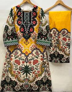 Trajes de shalwar kameez para mujer, ropa de invierno 2026, de gran venta, con bordados de terciopelo. - Product Image 5