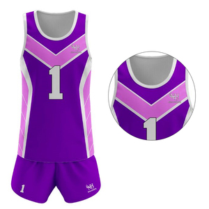 Uniforme de Voleibol Unisex con Logotipo Personalizado, Traje Deportivo con Impresión por Sublimación, Transpirable y de Secado Rápido, Opciones de Tallas Grandes - Product Image 3