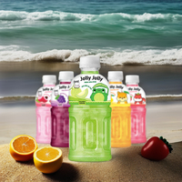 320ML Verse Kokosgelei Nata de Coco uit Vietnam, fruitsap smaak, met gratis samples, aangepast ontwerp, eigen label