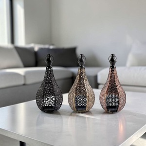 Home Decor Customised Table Top Outdoor Indoor Glass <b>Candle</b> Lanterns Farmhouse Floor & Hanging Metal <b>Candle</b> Lanterns - Product Image 4
