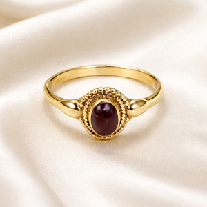 Natural Garnet Gemstone 925 Sterling Silver <b>Ring</b> Handmade <b>Statement</b> <b>Ring</b> Vintage Designer Red Garnet Jewelry for Women Christmas - Product Image 6