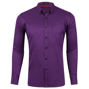 Camisa de oficina blanca de manga larga para hombre, ropa de trabajo, camisa de vestir informal de negocios para profesionales - Product Image 6