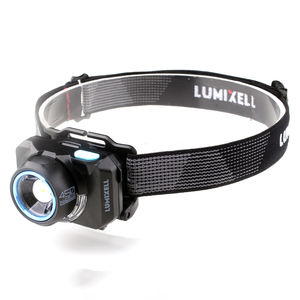 Linterna Frontal con Clip para Casco y Banda para la Cabeza, 450 Lúmenes, Recargable por USB, Modo de Luz Roja para Escalada y Espeleología, Precio de Fábrica - Product Image 1