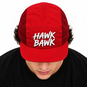 Casquette de camping unisexe ajustable avec impression en relief, en toile, design bicolore, style décontracté urbain, logo personnalisé disponible - Product Image 4