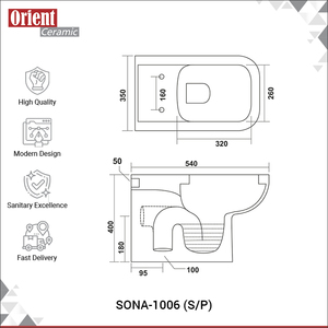 Made in India Top Quality ISO Certified Customized Design Sanitary Ware White Color Ceramic Water Closet Toilet for Sale - Product Image 3