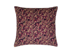 Housse de coussin carrée fonctionnelle 100 % coton, faite à la main, imprimé floral tie-dye, style bohème campagnard, écologique et lavable - Product Image 4