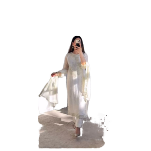 Designer Women's Party Wear Set Includes Fancy Top and Fully Stitched <b>Sharara</b> with Dupatta for Special Occasions - Product Image 1