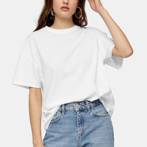 T-shirts pour femmes en coton anti-rides, dernier design, broderie 3D, logo, boutons, manches courtes, services OEM, décontracté, col rond, tendance - Product Image 6