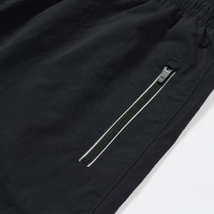 Ensemble de survêtement unisexe noir, veste coupe-vent à fermeture éclair intégrale, pantalon de jogging, 100% polyester, vêtements d'automne, coupe régulière, poches latérales - Product Image 5