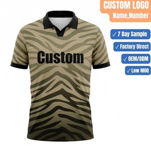 เสื้อยืดคอกลมผ้าตาข่ายทรงโอเวอร์ไซส์พิมพ์ลายฟุตบอลตามสั่งสำหรับผู้ชาย สไตล์สตรีทแวร์ฤดูร้อน ผ้าโพลีเอสเตอร์ทอ - Product Image 1