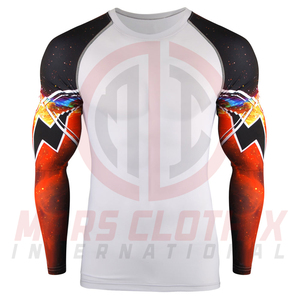 Wholesale Custom Logo 3D Printed Jiu Jitsu Bjj Rash Guard <b>for</b> <b>Men</b> Top Seller <b>Compression</b> Breathable T <b>Shirt</b> <b>For</b> Boys - Product Image 2