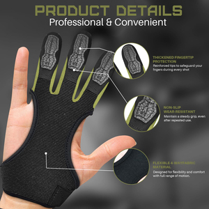 Guantes de Tiro de Cuero Personalizados de la Mejor Calidad al por Mayor, para Ciclismo al Aire Libre, Deportivos, de Dedo Completo, Ligeros, en Colores Personalizados - Product Image 5