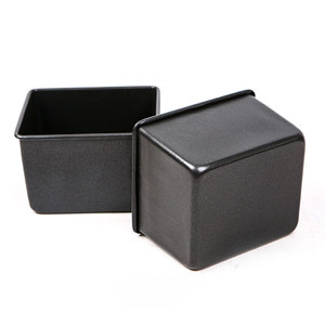 Deep Square Bread Pan 120x105mm No Lid PTFE Non Stick Small Loaf <b>Mold</b> Cold Rolled Steel Korea Made Bakeware - Product Image 5