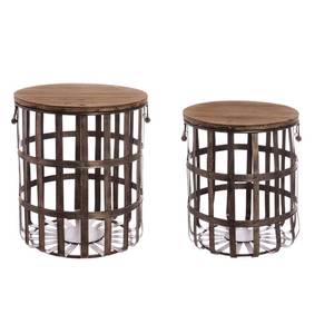 OEM Luxury Modern Metal Nesting Coffee Table Set with Powder Coated Finish for Living Room Home Decor Export Quality - Product Image 6
