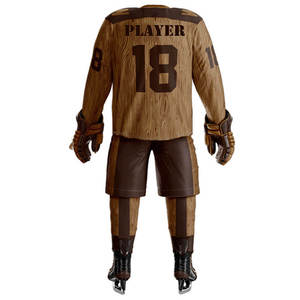 Uniformes de Hockey sobre Hielo Personalizados con Logotipo Bordado 2026 / Uniformes de Hockey sobre Hielo para Adultos 2025, Servicio OEM, 100% Poliéster Personalizado - Product Image 4