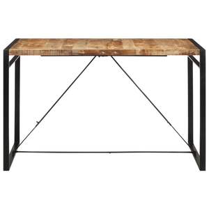 Table de bar en bois de manguier brut massif 68,9"x35,4"x43,3" pour restaurants - Product Image 2