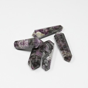 Meilleure qualité naturelle Unakite Double Terminated Point Style Feng Shui pour la guérison et les bijoux de collier - Product Image 6