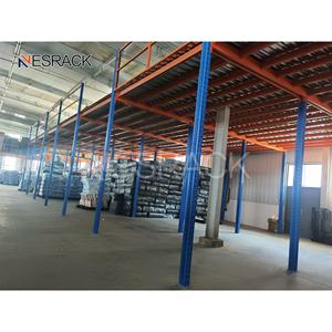 ชั้นลอยเหล็กเคลือบผง 2 ชั้น ปรับระดับได้ สำหรับเก็บสินค้า พร้อมพื้นลวด - Product Image 5