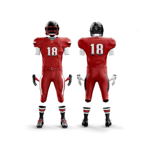 ชุดอเมริกันฟุตบอลคุณภาพดี พร้อมโลโก้พิมพ์แบบซับลิเมชั่น วัสดุที่ดีที่สุด เสื้ออเมริกันฟุตบอล - Product Image 4