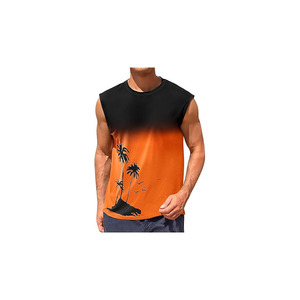 <b>Mens</b> Graphic Tank Tops Sleeveless Palm Tree sublimation tank top - Product Image 2