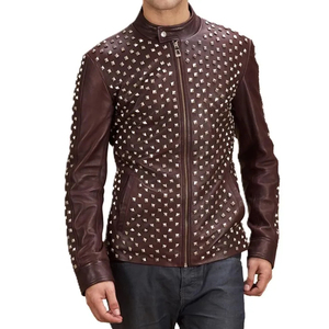 STYLE THREAD APPAREL <b>Men</b> Premium Brown <b>Suede</b> Leather <b>Jacket</b> Breathable Quick Dry Fashionable Casual Winter Classic Vintage Style - Product Image 1