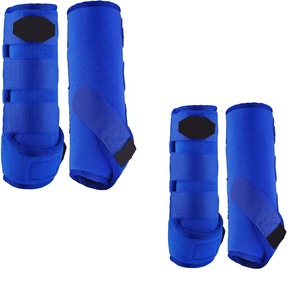 Protège-jambes élastiques en polyester pour chevaux, équipement d'équitation, fournisseur d'usine - Product Image 4