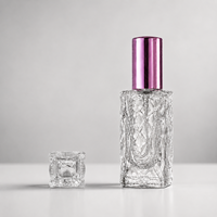 Flacon de parfum de luxe en verre de 10 ml avec vaporisateur, logo imprimable, flacon de parfum portable de voyage