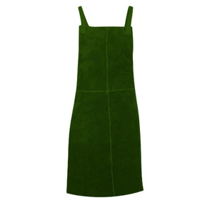 Durable Sleeveless Cotton <b>Leather</b> Industrial Safety <b>Apron</b> Heat and Flame Resistant Fashionable Welding Bib for Welders - Product Image 2
