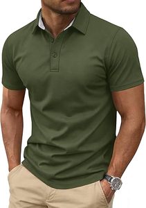 Chemises Polo Homme de Haute Qualité, Design Personnalisé, Manches Courtes, Printemps-Été, 100% Coton, Chemises Homme à Manches Courtes - Product Image 4