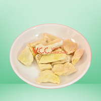 Durian en blocs lyophilisés biologiques HALAL, croustillant, 100% Durian sucré du Vietnam DDR-01 OEM BRC |   Collation de luxe pour les duty-free