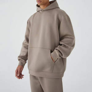 ชุดวอร์มผ้าฝ้ายฟลีซสำหรับผู้ชาย เสื้อฮู้ดดี้และกางเกงจ็อกเกอร์ สไตล์สตรีทแวร์ คุณภาพสูง ชุดสเวตสูทหนานุ่ม รับผลิตแบบ OEM ODM จากผู้ผลิตที่ดีที่สุด - Product Image 6