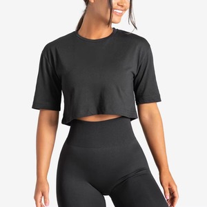 Ropa de Verano para Mujer, Top Corto de Manga Corta, el Mejor Diseño, Buen Material, Camiseta Corta para Mujer - Product Image 1
