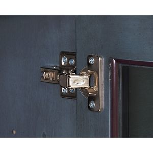 Supporto TV Bridgevine Home Americana da 84 pollici senza montaggio blu velluto a coste per TV fino a 90 pollici - Product Image 5