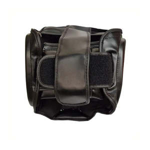 Casco de Boxeo de Cuero Premium con Protección Facial Grande de Velcro para Artes Marciales, MMA, Kickboxing - Protector de Cabeza - Product Image 2