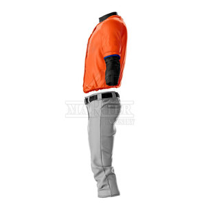 Wholesale Custom <b>Baseball</b> Uniform Set Available Customized Colors Breathable 100% Polyester Quick Dry Material for Adult Teams - Product Image 3