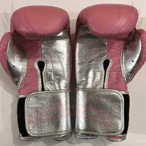 Professional <b>Boxing</b> Gloves Black and White Genuine Leather Custom Logo 12mm <b>Training</b> Workout Gym for Adults - Product Image 4