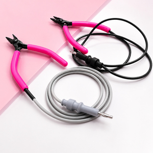 Alicates con Punta Puntiaguda para Joyería Permanente, Equipo de Soldadura de Joyería con Punta de Precisión y Mango Rosa Cómodo - Product Image 1
