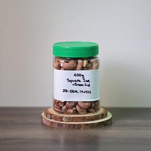 ISO Certified Vietnam Buttery Salty Premium Customizable Special Offer Wholesale 400g Square Jar Packaged Roasted Cashew <b>Nuts</b> - Product Image 1