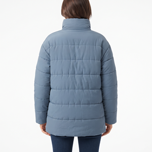 Veste d'hiver matelassée pour femme, vente en gros, manches longues, chaude, respirante, isolée, design personnalisé, tendance - Product Image 2