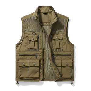 Chaleco Casual de Verano para Hombre, sin Mangas, con Múltiples Bolsillos, Transpirable, de Secado Rápido, con Malla, Nuevo, para Pesca y Fotografía - Product Image 1