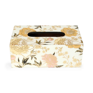 AZ ENTERPRISES Boîte à mouchoirs décorative classique en bois à motif floral, imprimée Meena, faite à la main, écologique, durable, pour la maison - Product Image 3