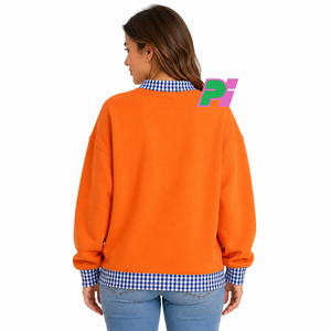 เสื้อสเวตเชิ้ตคอเต่า Alabama ลายตารางพร้อมตัวอักษรและลายริบบิ้น ปักลาย AL แบบกำหนดเอง เสื้อสเวตเชิ้ตคอเต่าสำหรับฤดูหนาว - Product Image 4