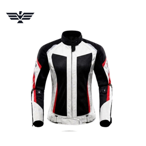 Ensemble veste et pantalon de moto unisexe blanc, noir, rose, tenue de protection pour la conduite - Product Image 3