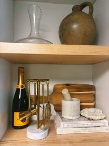 Juego de herramientas de bar de mármol dorado premium, elegantes accesorios para mezclar cócteles, para el hogar, bar, lounge, restaurante y como regalo, de la India. - Product Image 3