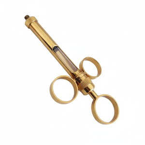 Jeringa Reutilizable de Acero Inoxidable con Recubrimiento de Plasma de Titanio de 1.8 ml, Instrumentos Dentales Manuales Autoaspirantes, Shuja Surgico - Product Image 1