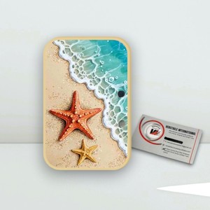 Herramienta de Belleza Magnética de Acrílico Reutilizable y Ecológica con Diseños de Estrella de Mar, Cuadrado, Rectángulo, Corazón, Mariposa, Flor y Diamante, en Tendencia para la Playa - Product Image 3